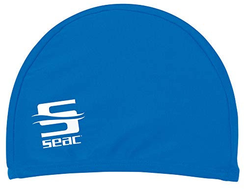 SEAC Lycra - Gorro de baño de Tela para la Piscina (Adecuado para Hombres y Mujeres)