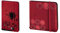 Hama CD Tasche Up to Fashion (für 48 Discs, CD/DVD/Blu-ray/Hörbücher, Mappe zur Aufbewahrung, platzsparend für Auto und Zuhause, Mit Teufel Motiv) Rot & Fashion Nylontasche (für CD-/DVD) rot