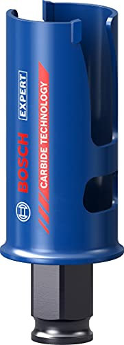 Bosch Professional 1x Scies trépans Expert Construction Material (pour Bois résineux, Ø 35 mm, Accessoires Perceuse à percussion)