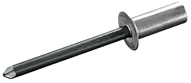 GOEBEL® - 250 x Dicht-Becherblindnieten Aluminium/Stahl (Ø x L) 4,8 x 12,5 mm Senkkopf ISO15974 Dicht-Becherblindniete Becher Blindniete Dichtblindniete Bechernieten Dichtnieten CUP