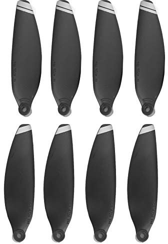 VGEBY Drohnenpropeller, 2 Paar Propeller Ersatz Ersatzteil Drohnenzubehör Kompatibel für DJI Mavic Mini 2(Silberkante) Zubehör Für Modellflugzeuge