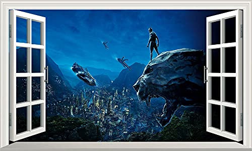 Wandtattoos - 3D -Filmrolle Magic Window Wall Self Adhesive Sticker Decal Print Poster - Poster Vinyl - 60x90 cm