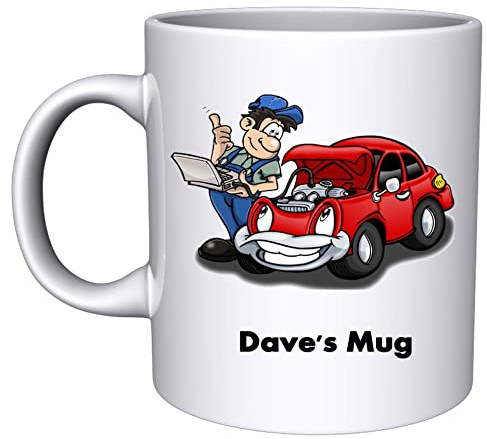 SMB Novelties Personalised Mechanics Mug