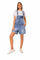 Nina Carter S511 - Salopette corta da donna, in denim, stile vintage, Blu (S511), S