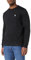 Original Penguin Herren L/S Aufkleber Pete Fleece Crew Sweatshirt, True Black, M