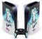 Head Case Designs Offizielle Hatsune Miku Nachthimmel Grafiken Vinyl Frontplatte Haut Gaming Aufkleber Abziehbild kompatibel mit Sony Playstation 5 PS5 Disc Edition Console & DualSense Controller