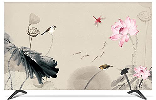 19- 80 22 Zoll 75 Zoll Dekorative Haubenabdeckung für Bildschirm LCD TV PC Malerei Landschaftsanlage Wasserdicht (Color : Pic, Specification : 60)