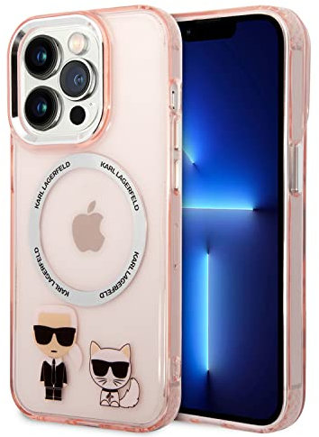 KARL LAGERFELD KLHMP14XHKCP Hülle für iPhone 14 Pro Max 6,7 hardcase rosa/pink
