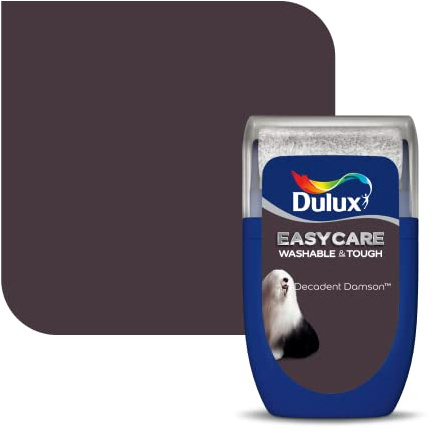 Dulux Easycare Washable & Tough Tester Paint - Decadent Damson - 30ML