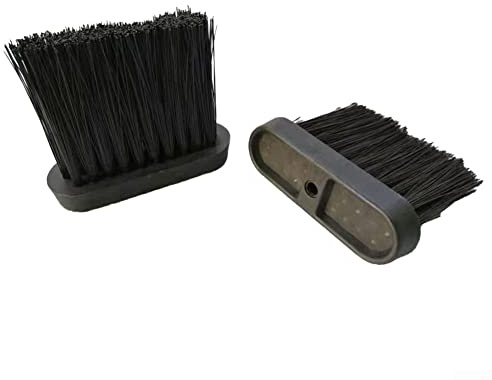 ARMYJY Kaminbürste, 2 Stück, Nachfüllkopf für Kamin, Ttool-Sets, längliche Ersatzbürste, L
