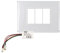 Beghelli - Placca Interruttore - Placca Lite 3FR Con Sistema Di Illuminazione, Con Batteria Di Emergenza, Colore: Bianco