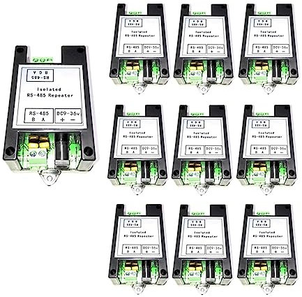 BEEOFICEPENG 10X Amplificateur de Signal Rs485 Amplificateur de Répéteur de Signal Amplificateur de Signal Répéteur Rs485 Prolongateur de Distance D'Isolateur