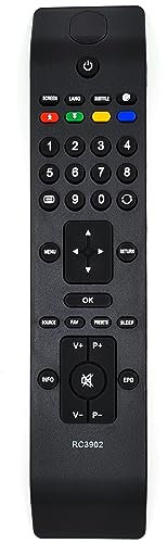 Ersatz TV Fernbedienung RC3902 passend für JMB Kendo Linsar Linetech Luxor Murphy NEO Orion Polaroid Saba Sanyo Technika Techline Technical Teletech Toshiba Tucson Vestel Watson Watsvision Xenius