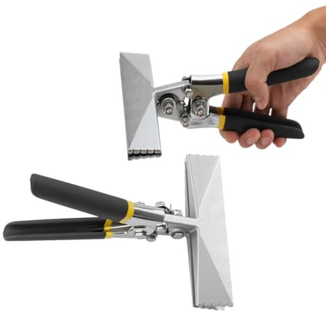 COYWEH 6 Zoll Falzzange,Bieger Handwerkzeug,2 Pack Multifunktionale Biegezange Trapezblech Blechbiegezange Rinneneisenbieger mit Griff für Biegen Kunststoff Metall Industrie