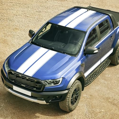 Autoaufkleber passend, für F=ord Ranger 2015 2016 2017 2018 Raptor Pickup Motorhaube Seitentür Dach Hintertür Grafik Streifen Vinyl Aufkleber