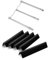 Paayox 7636 - Barre aromatizzanti per barbecue a gas Weber Spirit I e II serie 300 e parti di ricambio per bruciatore 69787, adatte per barbecue a gas Weber Spirit E-310, S-310, E-320, S-320