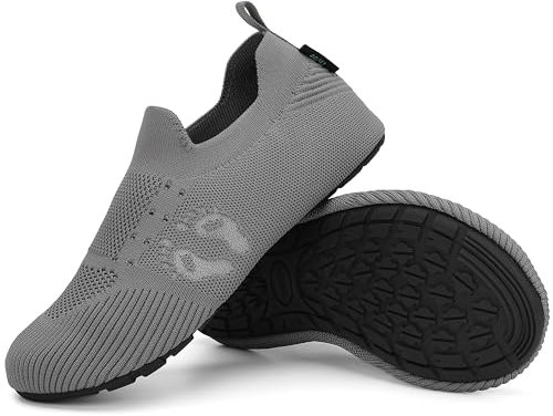 SAGUARO Zapatillas de Estar Interior Pantuflas Hombre Mujer Suave Antideslizante Slipper Gris 36/37 EU