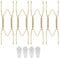 Plate Hangers for Walls - 4 Pcs Plate Wall Hangers with Hooks - Invisible W Shaped Wall Plate Hangers for Decorative Plates and Art (10 Inch)