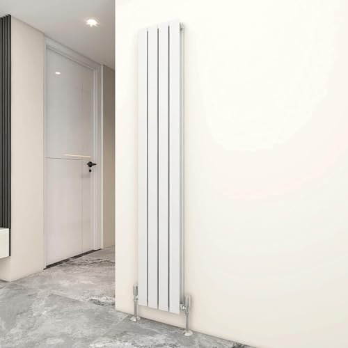 Vertical Radiator Double Flat Panel 1800x272mm Designer Vertical Radiator(White)