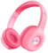 Trust Nouna Kids Headphones Wireless with Safe Volume Limit (85dB) for Girls, Children Age 4-10, On Ear Foldable Headset with Microphone, Kids Bluetooth Headphones with Stickers, 15h Playtime, Pink