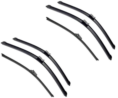 Auto-Wischerblätter, Weiche Gummi-Scheibenwischer, Auto-Windschutzscheibe, 28+28+13 2006 2007, Für VW Für Golf Für Plus 5M1 2005-2008(6 wipers)