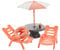 1 Set Miniatur Sommer Strand Deko: Mini Kleine Liegestuhl Deko Strand-Mikrolandschaft Deko für DIY Zen Garten Puppenhaus Dekoration
