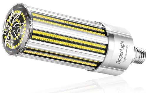 DragonLight 2024 Neueste 120W Superhell Mais Licht LED Glühbirne Lüfterlos(Ersatz 800Watt) - E27 LED Lampe 4000K 14,400 Lumens - Gut für Werkstatt Straßenleuchte und Gewächshäusern Zimmerpflanzen