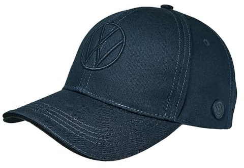Volkswagen 330084300287 Baseballkappe Basecap Cap Baseballcap Mütze, blau, mit VW Logo