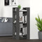 JUDYY Bücherregal/Raumteiler, Regal, Raumteiler Regal, Standregal, Bookshelf, Aktenregal, Grau 41x35x91 cm Massivholz Kiefer