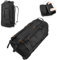 YHYEH 86L Umwandelbare Reisetasche mit 2 Inline-Rollen,Große Wochenendtasche/Sporttasche mit Bungee-Cord-System,Grau