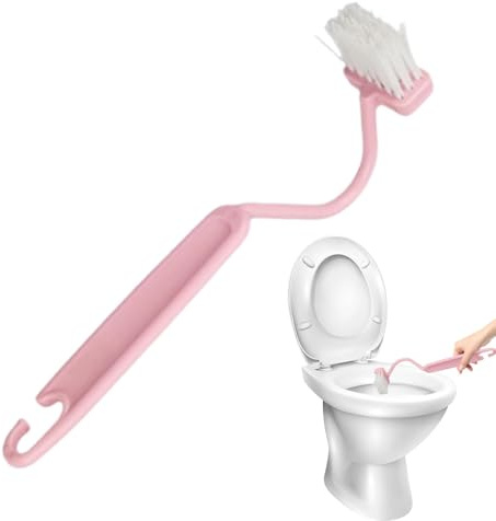 WC-Bürste unter dem Rand | Scheuerbürste für Toiletten in S-Form