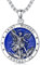 Shusukue St. Michael Kette 925 Sterling Silber Erzengel St.Michael Amulett Schutzpatron Halskette Medaillen Gebetsmünzen Anhänger Christlicher Religiöser Schmuck für Frauen Männer