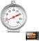 Ofenthermometer Für Backofen,Thermometer Für Elektroherd,Backofenthermomete,Backofenthermometer Innen,Messbereich 0°C Bis 400°C Edelstahl Ofenthermometer,Mit Großem Zifferblatt Für Küchenbackwaren