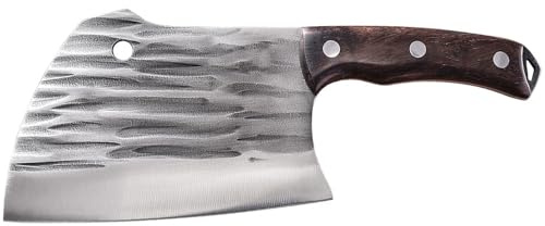 Fubinaty Chef Knife Japanese Style 6 Inch Professional Cooking Knife Handmade Forged Kitchen Knives High Carbon Steel Full Tang Design with Wooden Handle