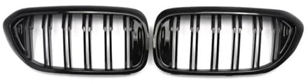 Kühlergrill Für 5er G30 G31 2017-2018 Frontniere Doppellamelle Glanzschwarz Radiator Grille