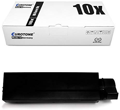 10x Eurotone Toner für Oki B 412 432 512 DN ersetzt 45807106 Schwarz Black