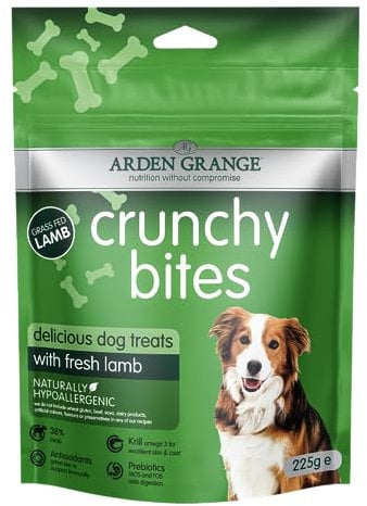 Arden Grange Crunchy Bites Dry Dog Treats Lamb, 225 g