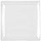 H&H Boston Set 6 Piatti Piani, Stoneware, Bianco, Quadrato, 24x24 cm