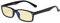 Eyekepper Computer Glasses Blue Light Blocking with Yellow Filter Lens - UV420 Protection Anti Eye Strain Tired Eye Relief Eyeglasses Women Men,Black