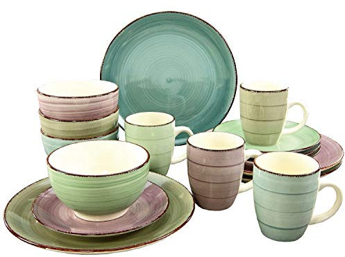 CreaTable 20864 Kombiservice BELLA CASA 16 tlg. aus Steinzeug
