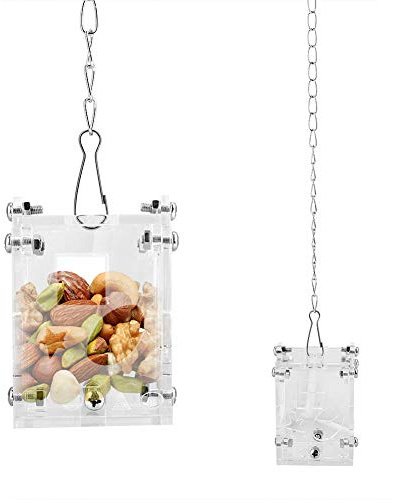 Bird Forager Food Toy Food Toy Acrylic Parrot Feeder Basket Food Puzzle Toys Creative Food Search Systems For Birds Parakeet Calo