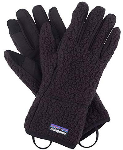 Patagonia Retro Pile Gloves, Guanti Donna, Nero, L