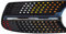 SB CarDesign NUR für AMG-Line Paket Diamantgrill Folien Sticker für Mercedes GLC W253 Facelift Grillaufkleber (Mattschwarz)