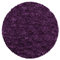 HomebyHome Shaggy Teppich Wohnzimmer 200 cm Rund - 50 mm Florhöhe Hochflor Wohnzimmerteppich Lila Extra Weich und Flauschig - Langflor Teppiche für Schlafzimmer, Küche, Flur - Carpet, Halı, Kilim