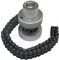 AERZETIX - C47244 - Clé à chaîne double pour filtre à huile réglable avec douille 1/2'' - 230 mm - en acier Cr-V