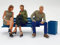 Iberplace 40010 Sitzende Figuren Spur G (1:22,5) – Modellbausatz für Gartenbahn Diorama & Modellbau