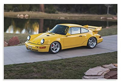 ASDSA Auto-Poster, Porsche 964 Rwb, Leinwand-Kunstposter und Wandkunst, Bilddruck, modernes Familienschlafzimmer, Dekor-Poster, 30 x 45 cm