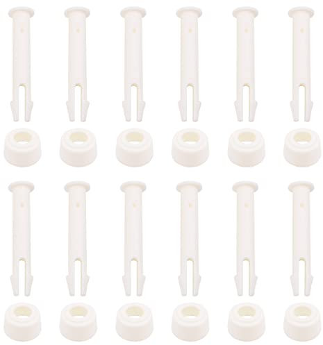 WANGCL Kunststoff-Pool-Gelenkstifte, Prismenrahmen-Pool-Ersatzteile, Gummi-Pooldichtungen für Intex 3 - 3,6 m Pools, Ersatzstift, 12 Stück