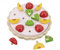 JANOD - Tarte aux Fruits en Bois FSC Twist - Jouet d'Imitation et d'Imagination - 15 Accessoires en Bois - Diamètre 19 cm - Dès 2 Ans, J06628
