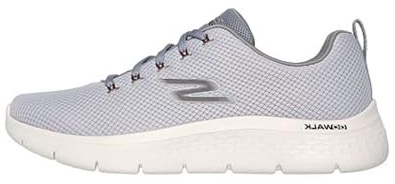 Skechers Herren Gowalk Flex - Scarpe Da Ginnastica Per Allenamento Atletico Con Schiuma Raffreddata Ad AriaSneaker, Hellgraues Textil, 40 EU